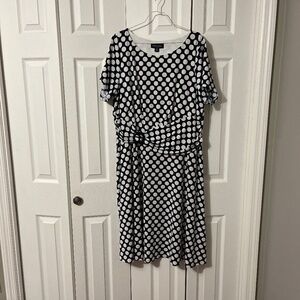 Perceptions Woman Polka Dot Dress